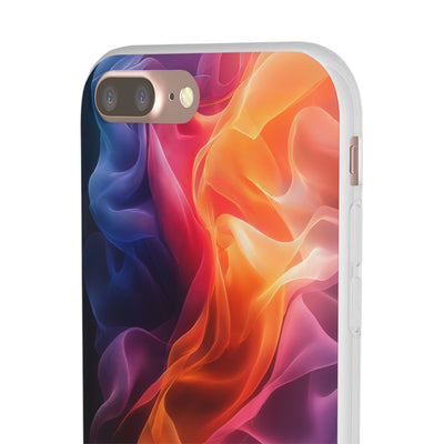 Colorful Abstract IPhone & Samsung Flexi Case - Artistic Phone Cover for Creative Souls