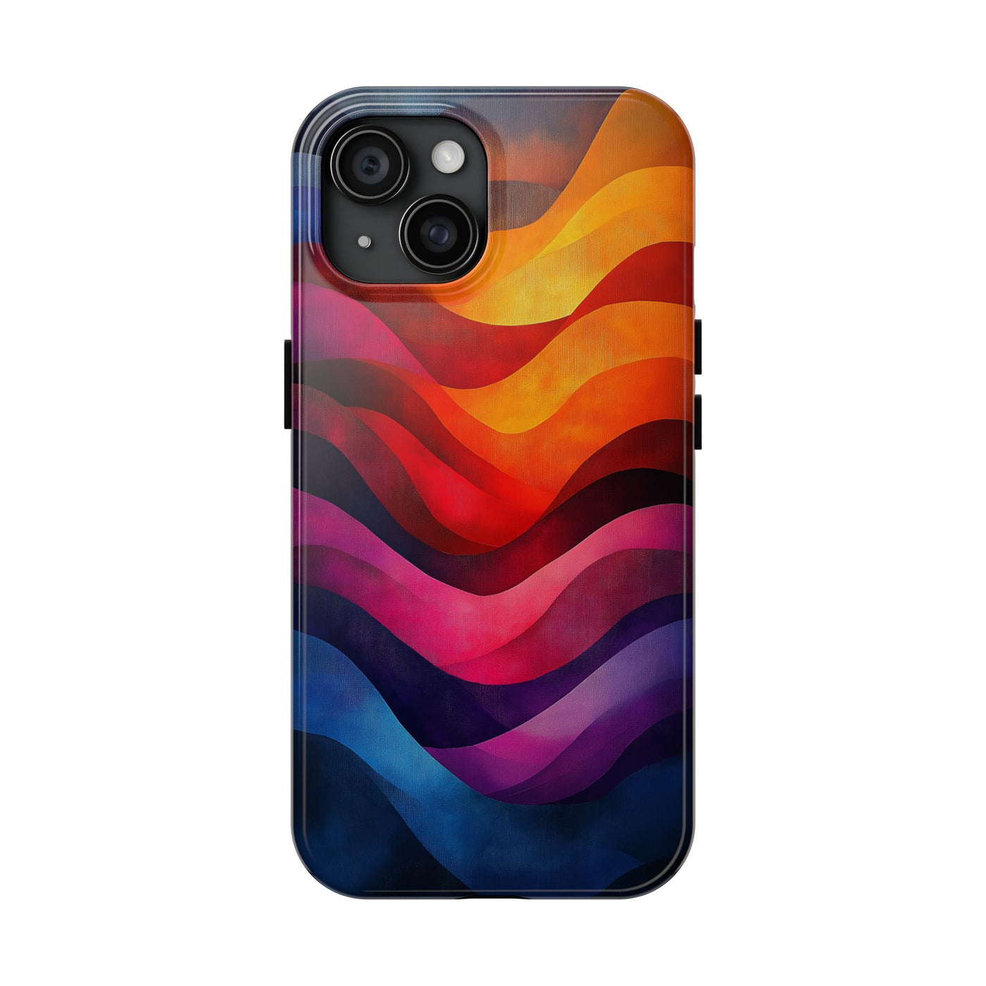 Vibrant Waves Tough IPhone & Samsung Case - Stylish & Durable Protective Cover