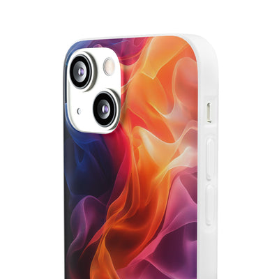 Colorful Abstract IPhone & Samsung Flexi Case - Artistic Phone Cover for Creative Souls