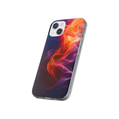 Colorful Abstract IPhone & Samsung Flexi Case - Artistic Phone Cover for Creative Souls