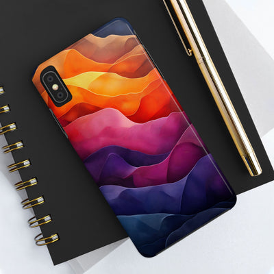 Vibrant Waves Tough IPhone & Samsung Case - Stylish and Durable - Perfect for Everyday Use