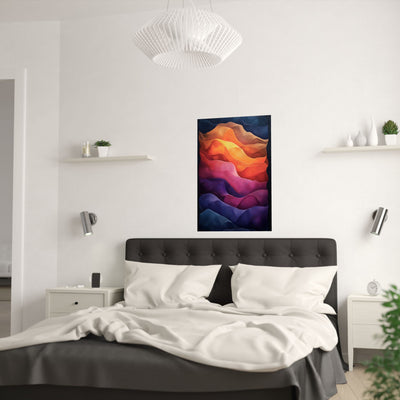 Vibrant Abstract Satin Poster | Wall Art for Home Decor