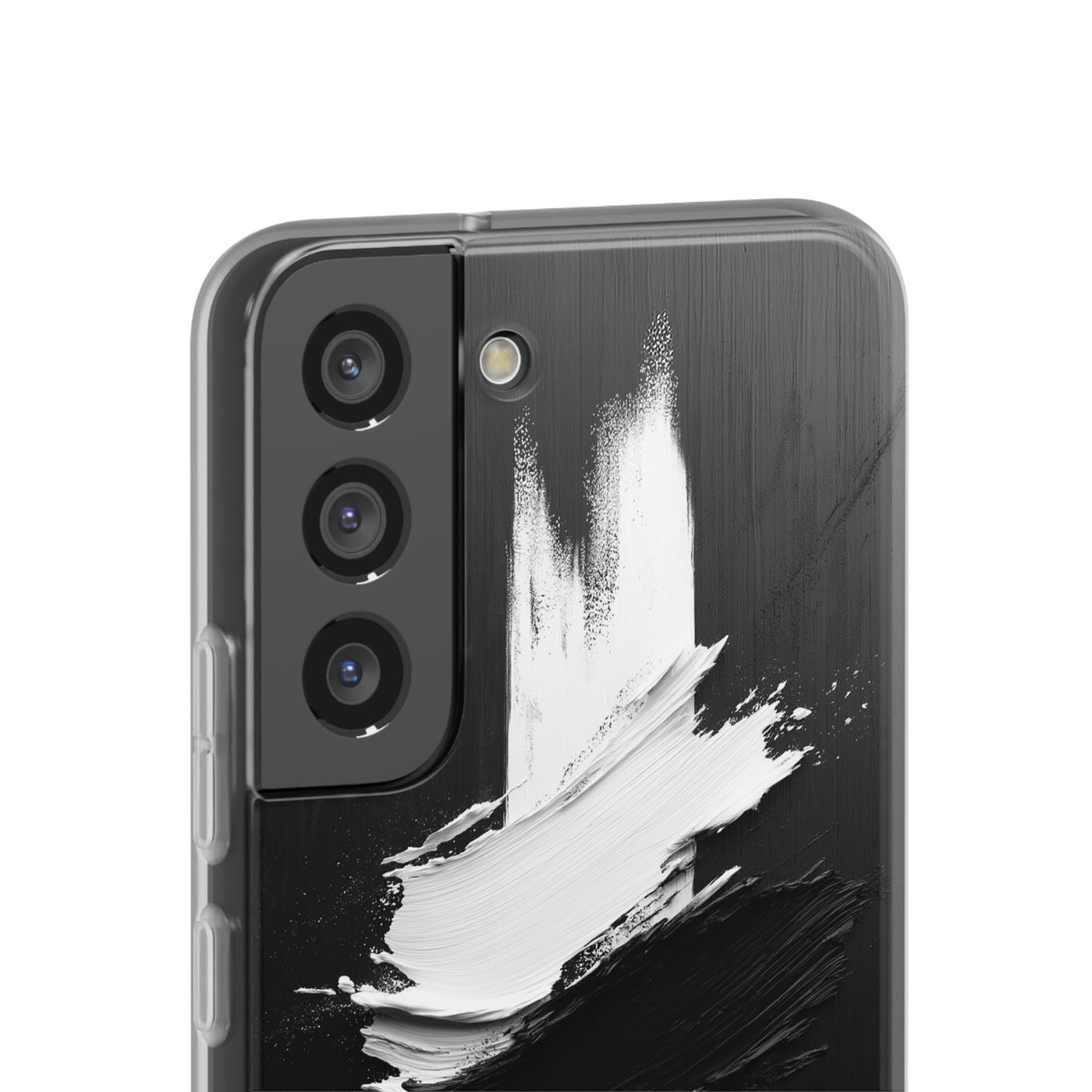 Modern Artistic IPhone & Samsung Flexi Case | Stylish Black & White Phone Cover