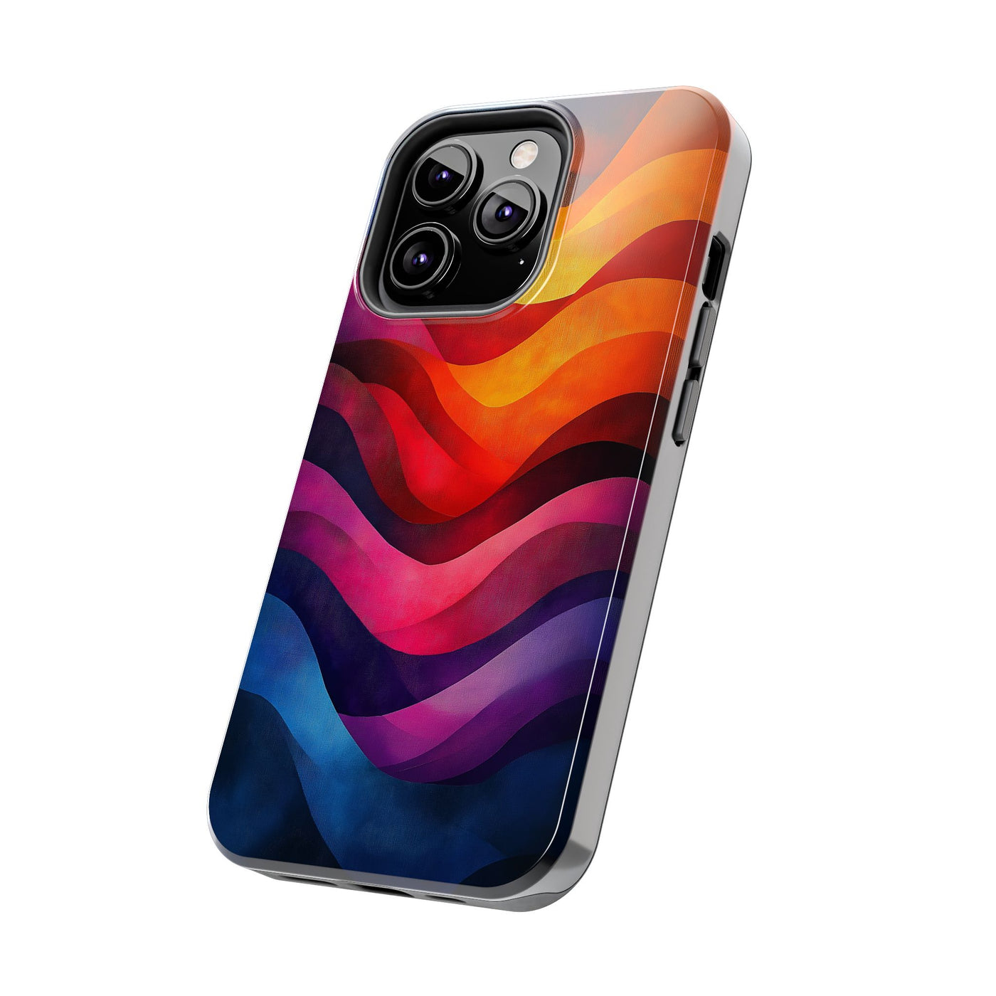 Vibrant Waves Tough IPhone & Samsung Case - Stylish & Durable Protective Cover