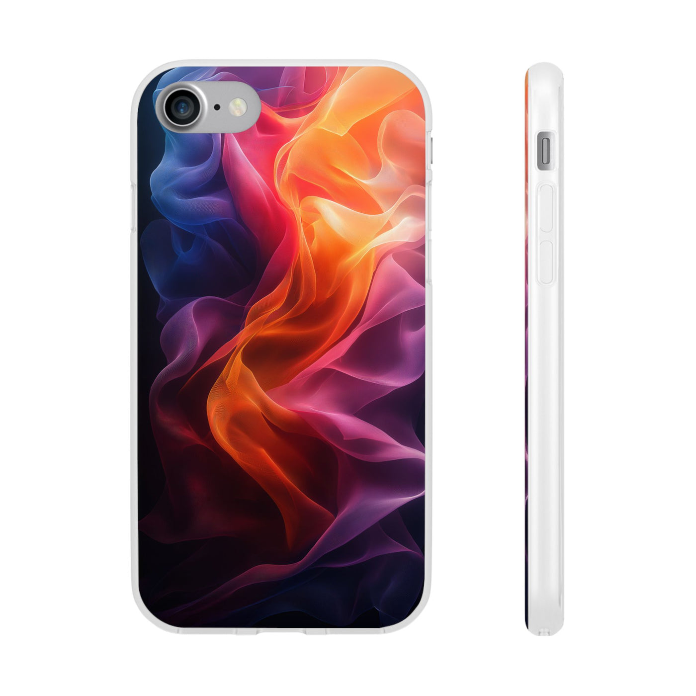 Colorful Abstract IPhone & Samsung Flexi Case - Artistic Phone Cover for Creative Souls