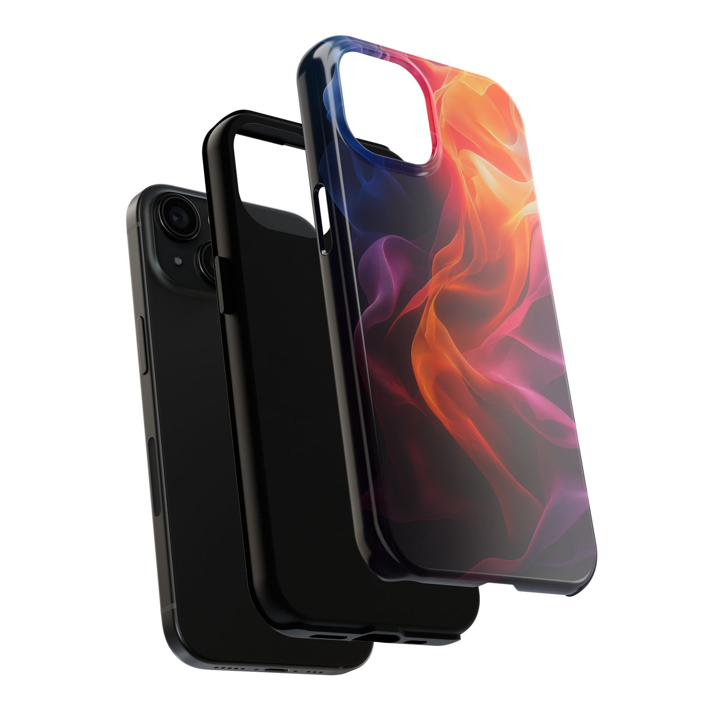 Vibrant Abstract Tough IPhone & Samsung Case - Stylish Protection for Everyday Use