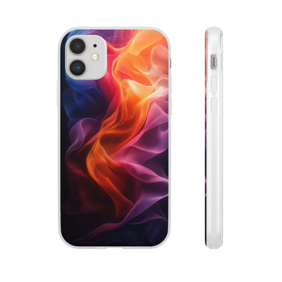 Colorful Abstract IPhone & Samsung Flexi Case - Artistic Phone Cover for Creative Souls