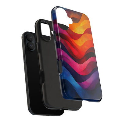 Vibrant Waves Tough IPhone & Samsung Case - Stylish & Durable Protective Cover