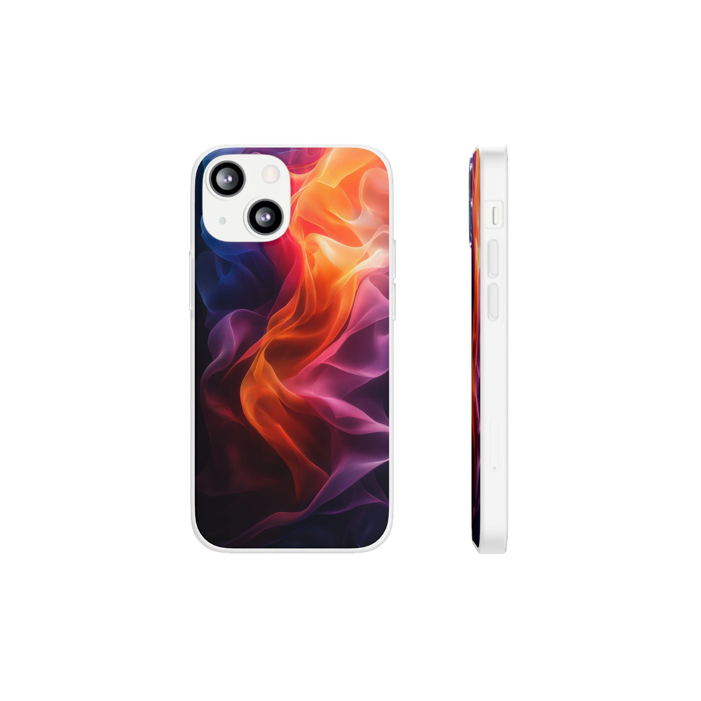 Colorful Abstract IPhone & Samsung Flexi Case - Artistic Phone Cover for Creative Souls