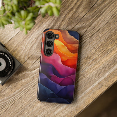 Vibrant Waves Tough IPhone & Samsung Case - Stylish and Durable - Perfect for Everyday Use