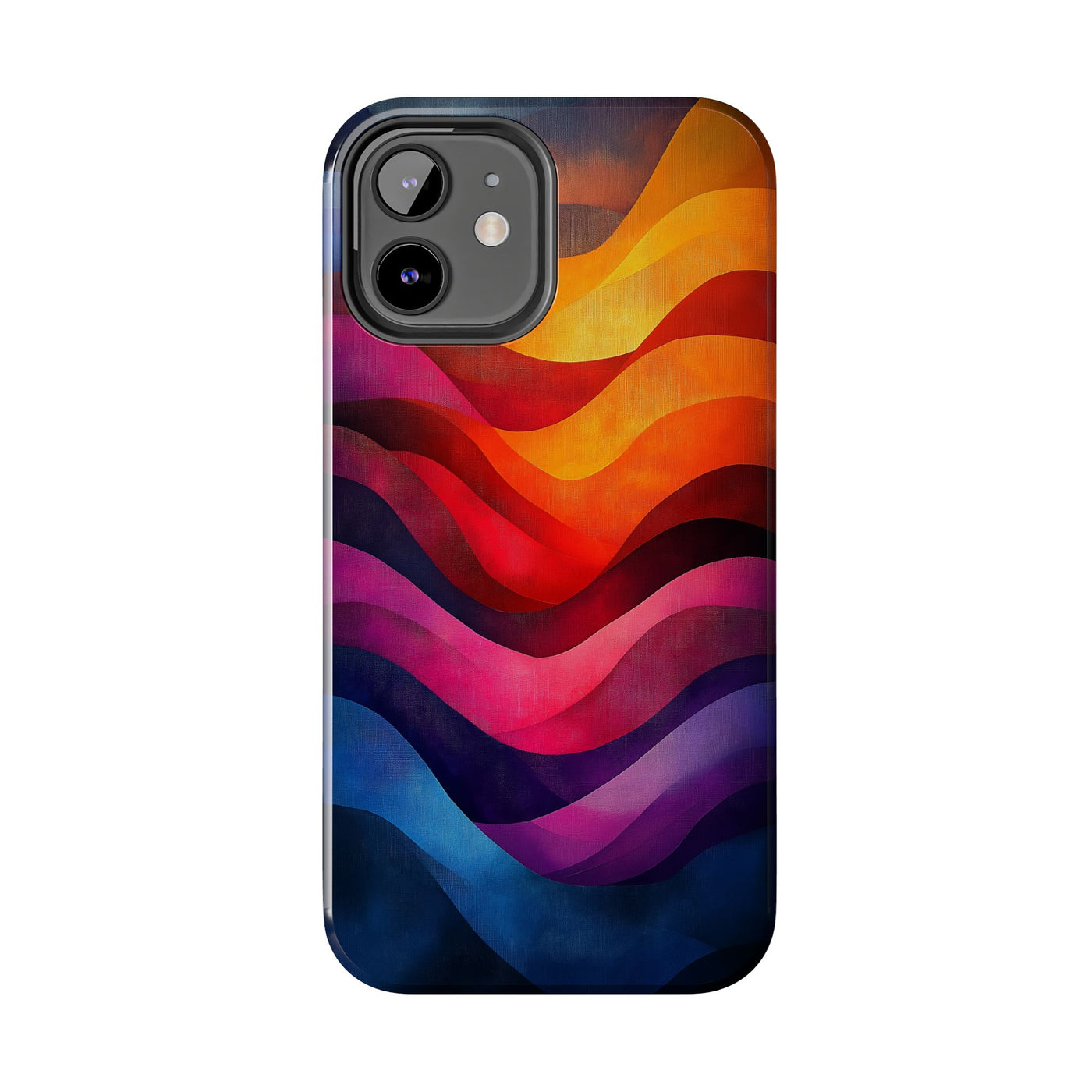 Vibrant Waves Tough IPhone & Samsung Case - Stylish & Durable Protective Cover