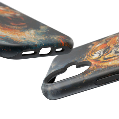 Fierce Tiger MagSafe® Tough Case for iPhone - Durable Protection for Animal Lovers