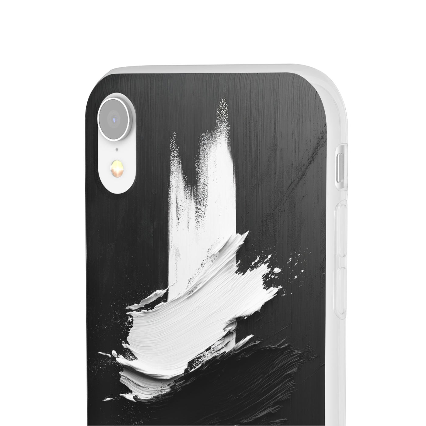 Modern Artistic IPhone & Samsung Flexi Case | Stylish Black & White Phone Cover