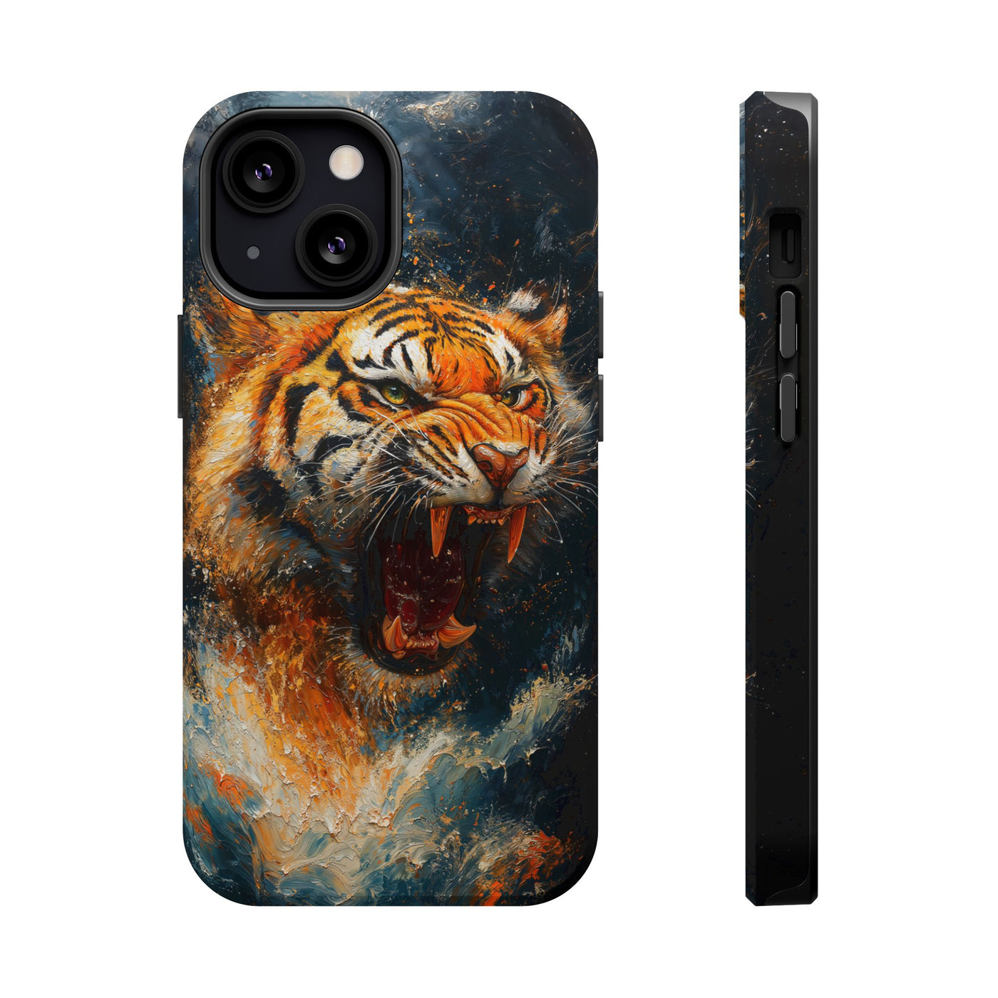 Fierce Tiger MagSafe® Tough Case for iPhone - Durable Protection for Animal Lovers