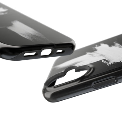 Artistic MagSafe® Tough Case for iPhone - Modern Black and White Design