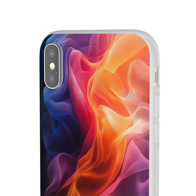 Colorful Abstract IPhone & Samsung Flexi Case - Artistic Phone Cover for Creative Souls