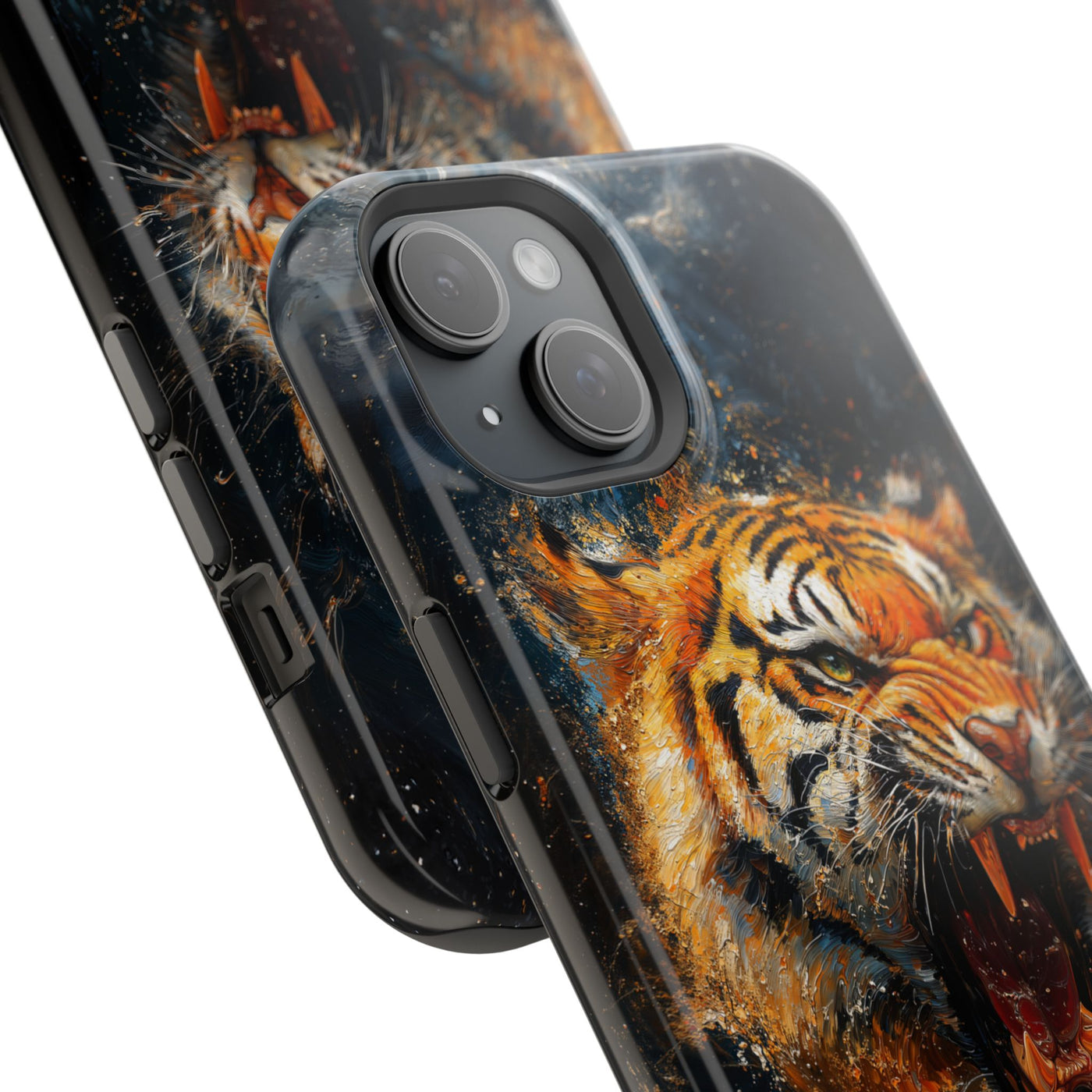 Fierce Tiger MagSafe® Tough Case for iPhone - Durable Protection for Animal Lovers