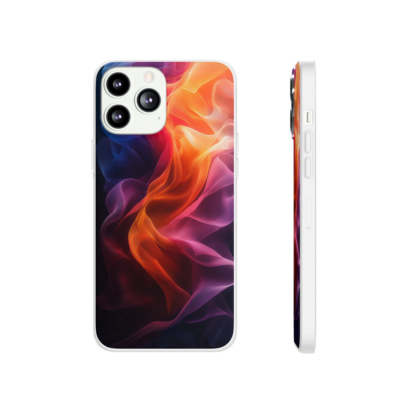 Colorful Abstract IPhone & Samsung Flexi Case - Artistic Phone Cover for Creative Souls