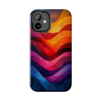 Vibrant Waves Tough IPhone & Samsung Case - Stylish & Durable Protective Cover