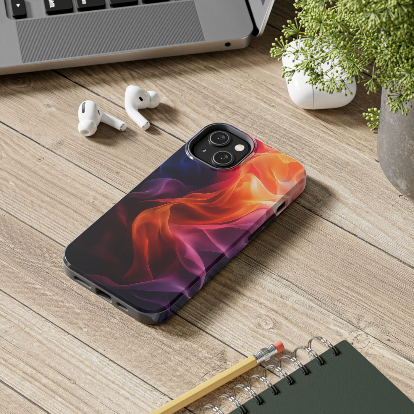 Vibrant Abstract Tough IPhone & Samsung Case - Stylish Protection for Everyday Use