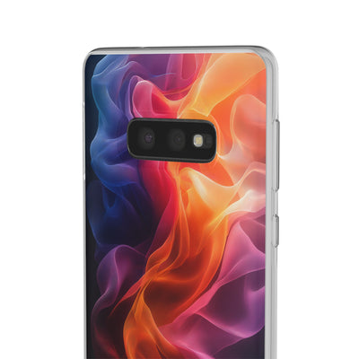 Colorful Abstract IPhone & Samsung Flexi Case - Artistic Phone Cover for Creative Souls