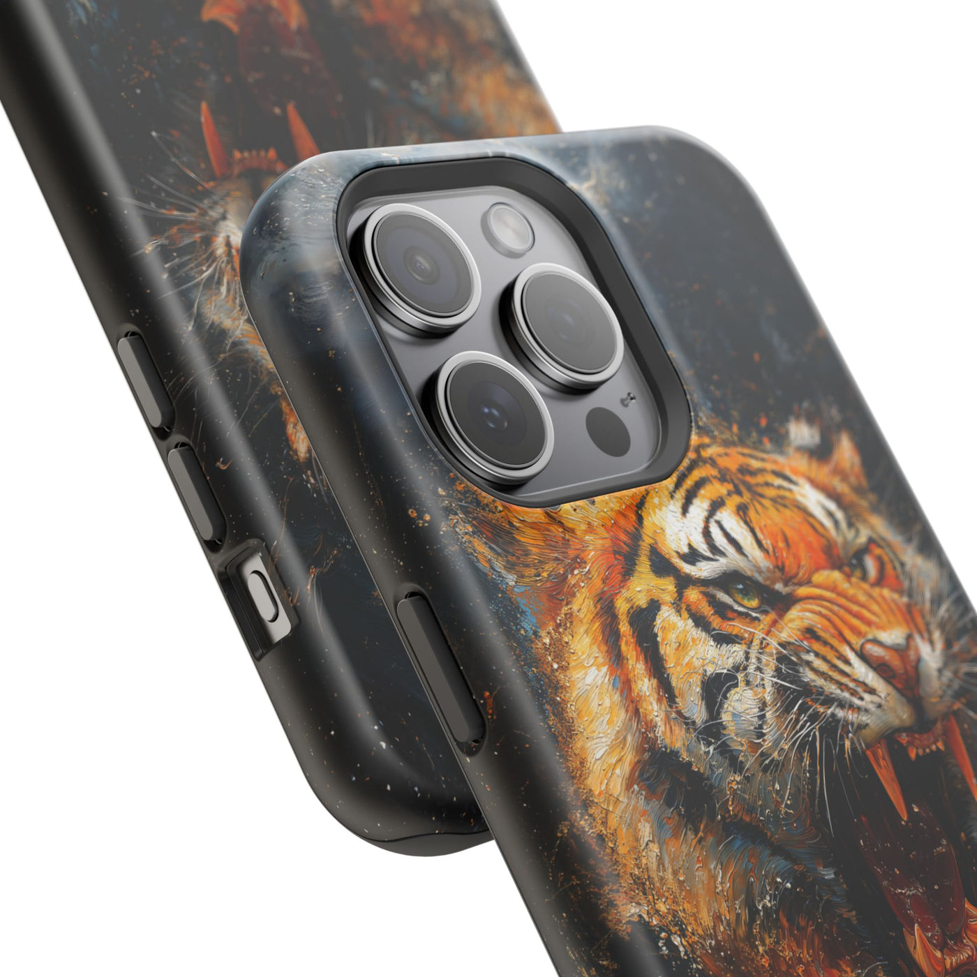 Fierce Tiger MagSafe® Tough Case for iPhone - Durable Protection for Animal Lovers