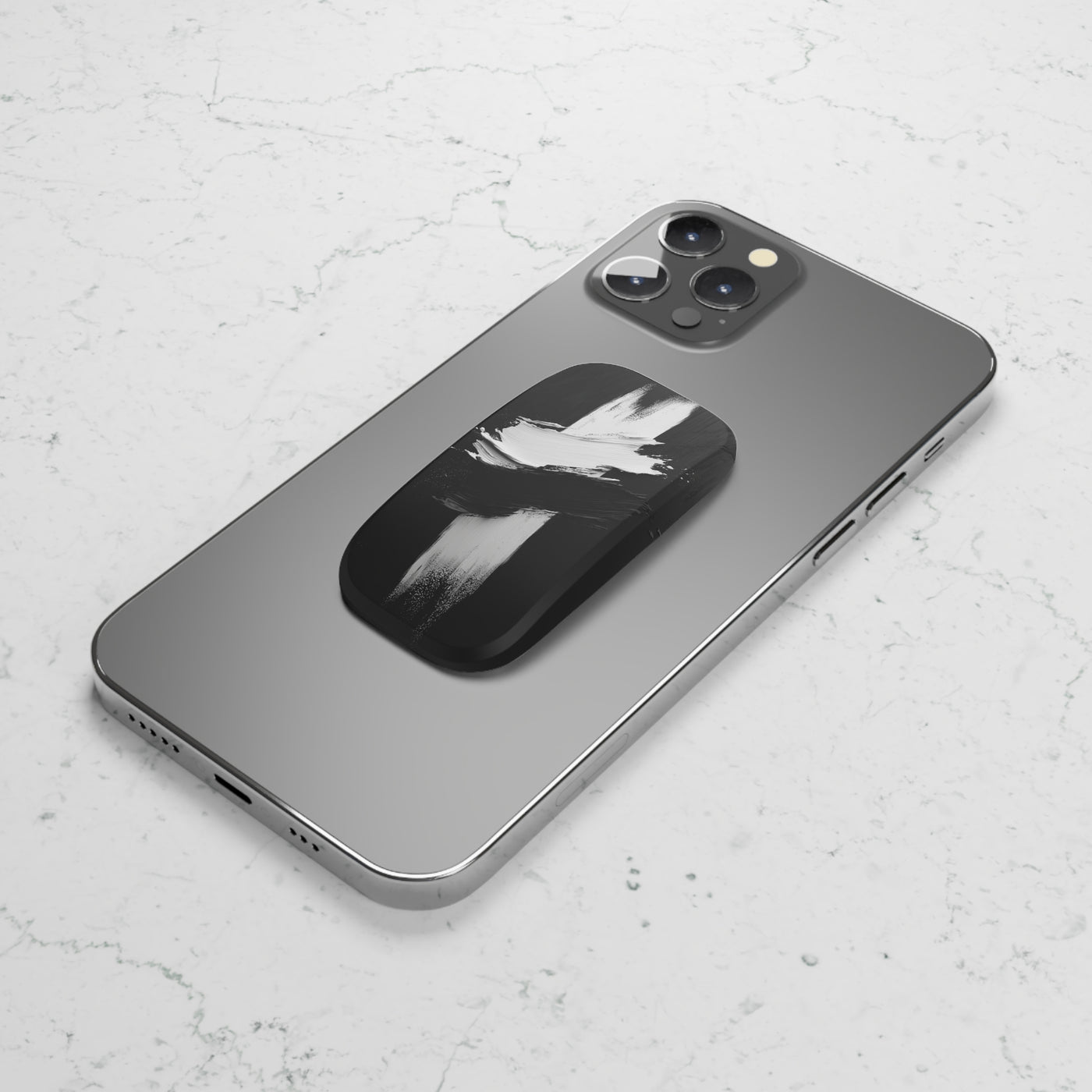 Abstract Phone Click-On Grip - Modern Design for Added Functionality