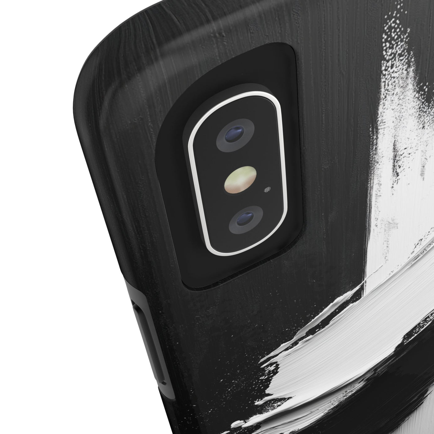 Abstract Black and White Tough IPhone & Samsung Case - Stylish Protection for Your Device