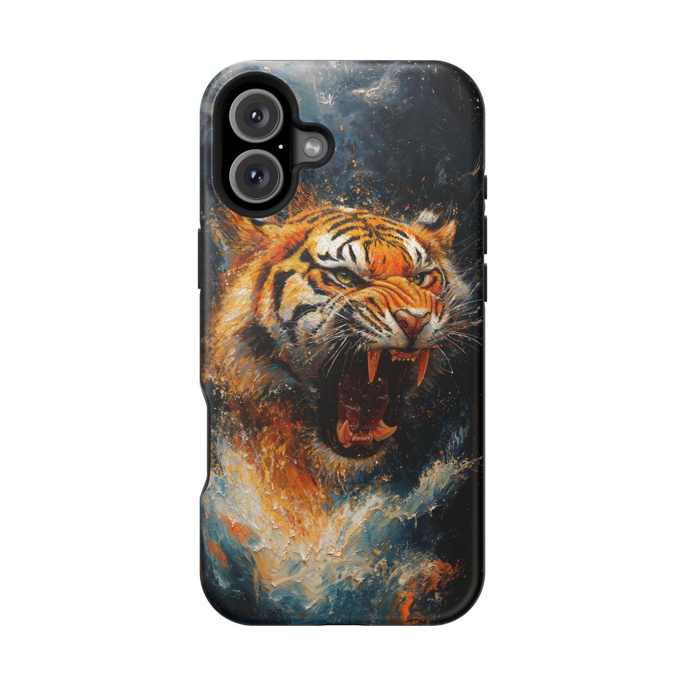 Fierce Tiger MagSafe® Tough Case for iPhone - Durable Protection for Animal Lovers