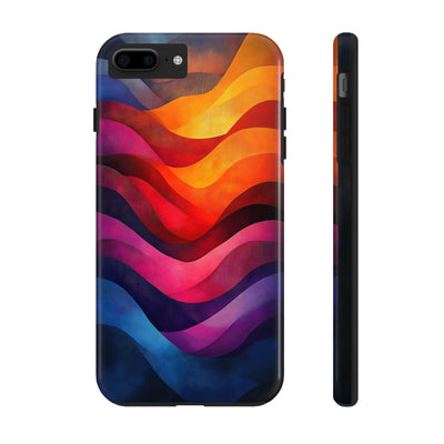 Vibrant Waves Tough IPhone & Samsung Case - Stylish & Durable Protective Cover