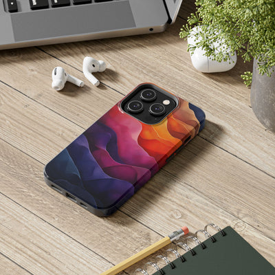 Vibrant Waves Tough IPhone & Samsung Case - Stylish and Durable - Perfect for Everyday Use