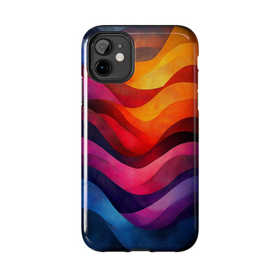 Vibrant Waves Tough IPhone & Samsung Case - Stylish & Durable Protective Cover