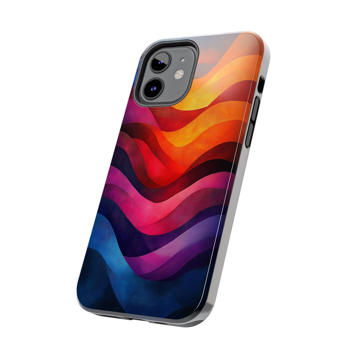 Vibrant Waves Tough IPhone & Samsung Case - Stylish & Durable Protective Cover