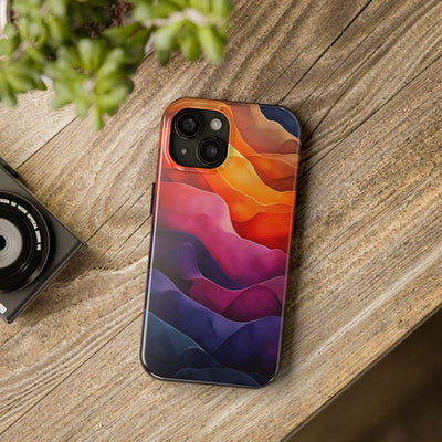 Vibrant Waves Tough IPhone & Samsung Case - Stylish and Durable - Perfect for Everyday Use