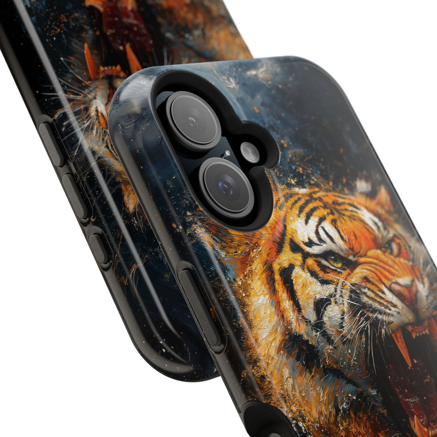 Fierce Tiger MagSafe® Tough Case for iPhone - Durable Protection for Animal Lovers