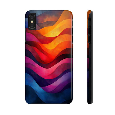 Vibrant Waves Tough IPhone & Samsung Case - Stylish & Durable Protective Cover