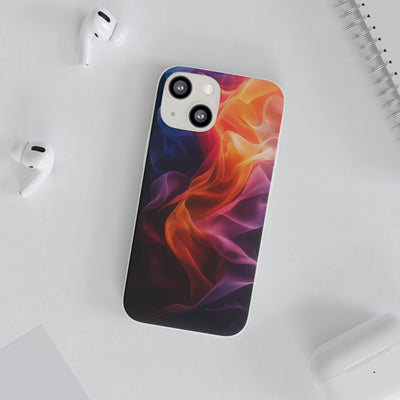 Colorful Abstract IPhone & Samsung Flexi Case - Artistic Phone Cover for Creative Souls