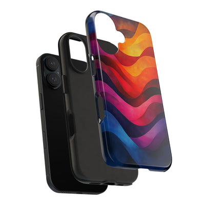 Vibrant Waves Tough IPhone & Samsung Case - Stylish & Durable Protective Cover