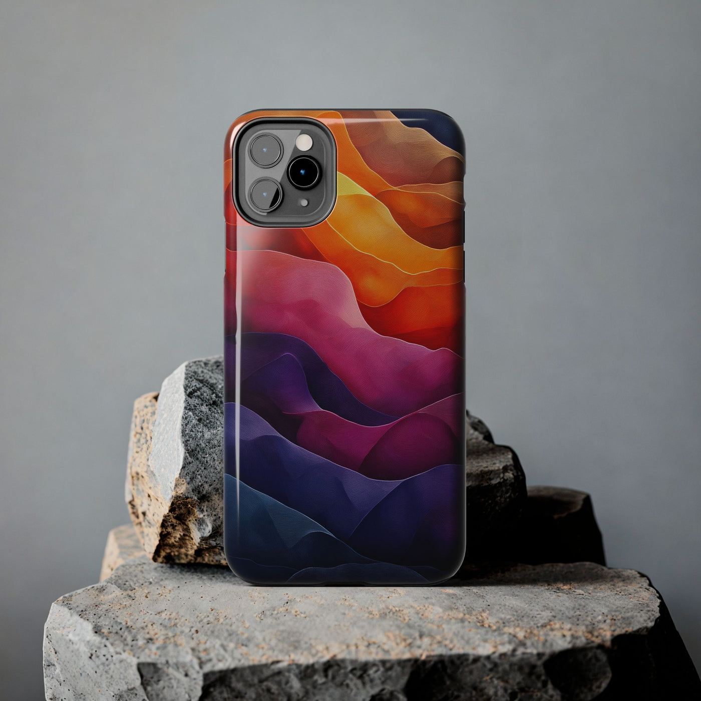 Vibrant Waves Tough IPhone & Samsung Case - Stylish and Durable - Perfect for Everyday Use