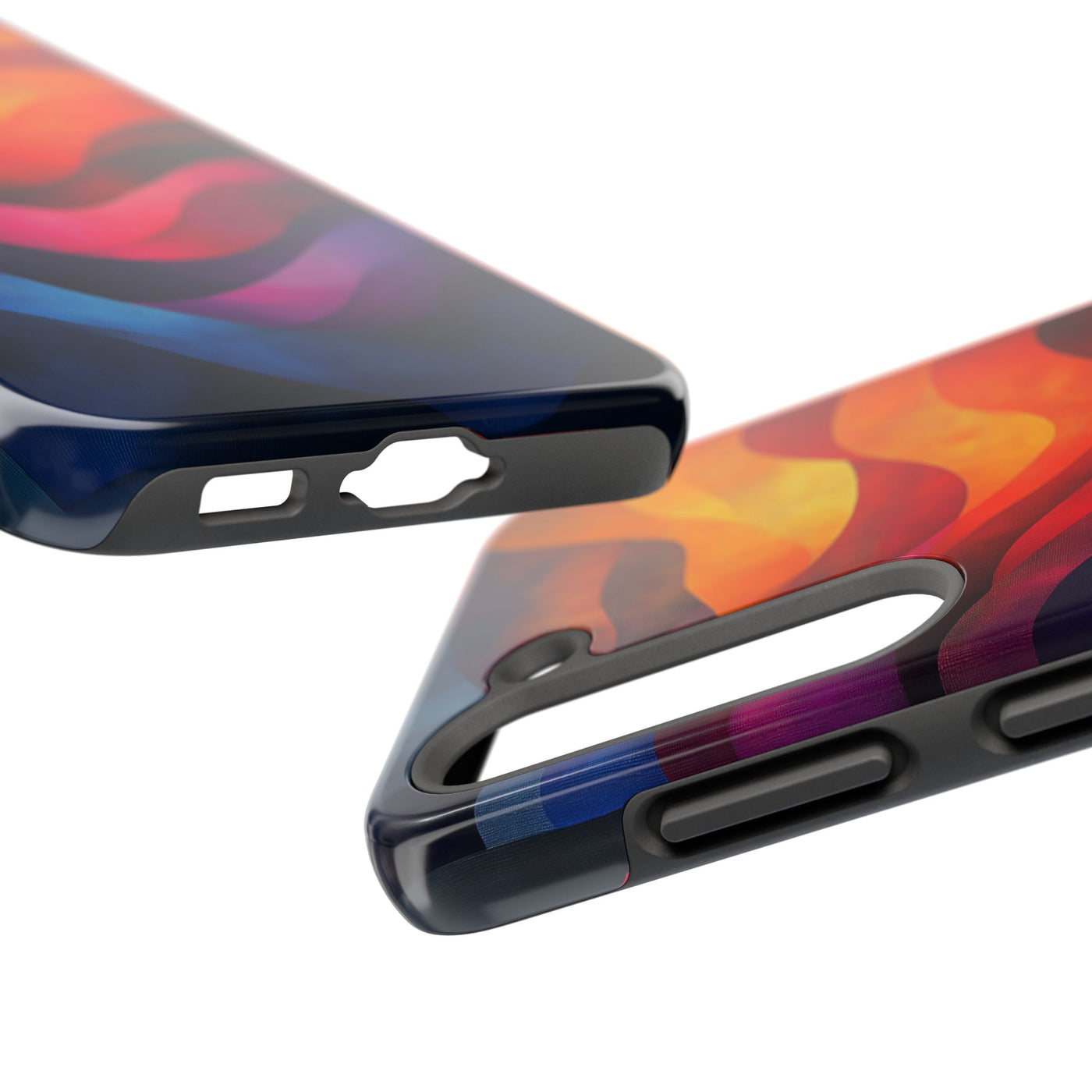 Vibrant Waves Tough IPhone & Samsung Case - Stylish & Durable Protective Cover