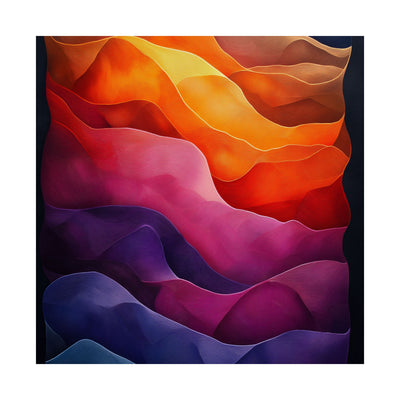 Vibrant Abstract Satin Poster | Wall Art for Home Decor