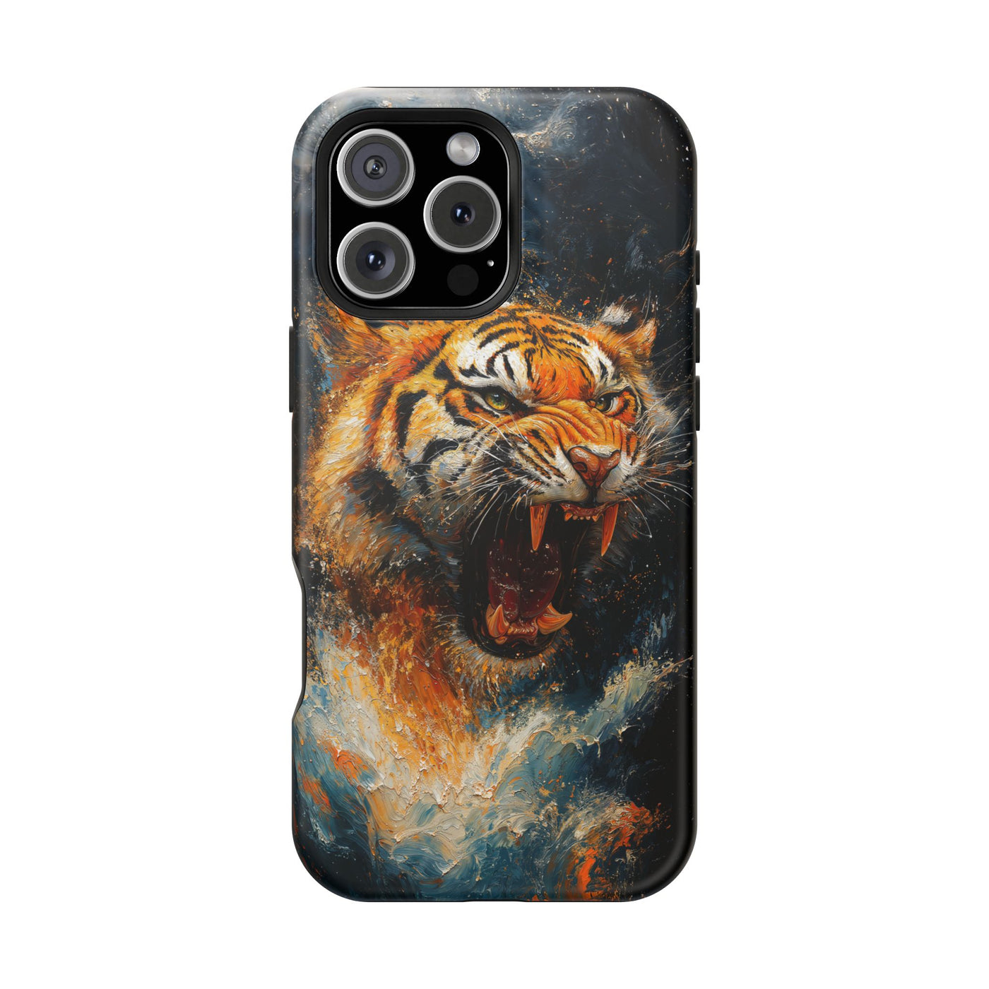 Fierce Tiger MagSafe® Tough Case for iPhone - Durable Protection for Animal Lovers