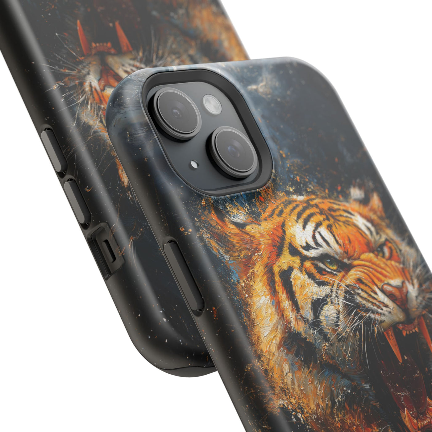 Fierce Tiger MagSafe® Tough Case for iPhone - Durable Protection for Animal Lovers