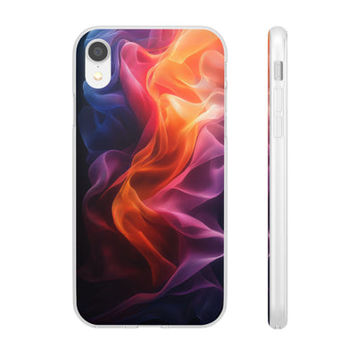 Colorful Abstract IPhone & Samsung Flexi Case - Artistic Phone Cover for Creative Souls