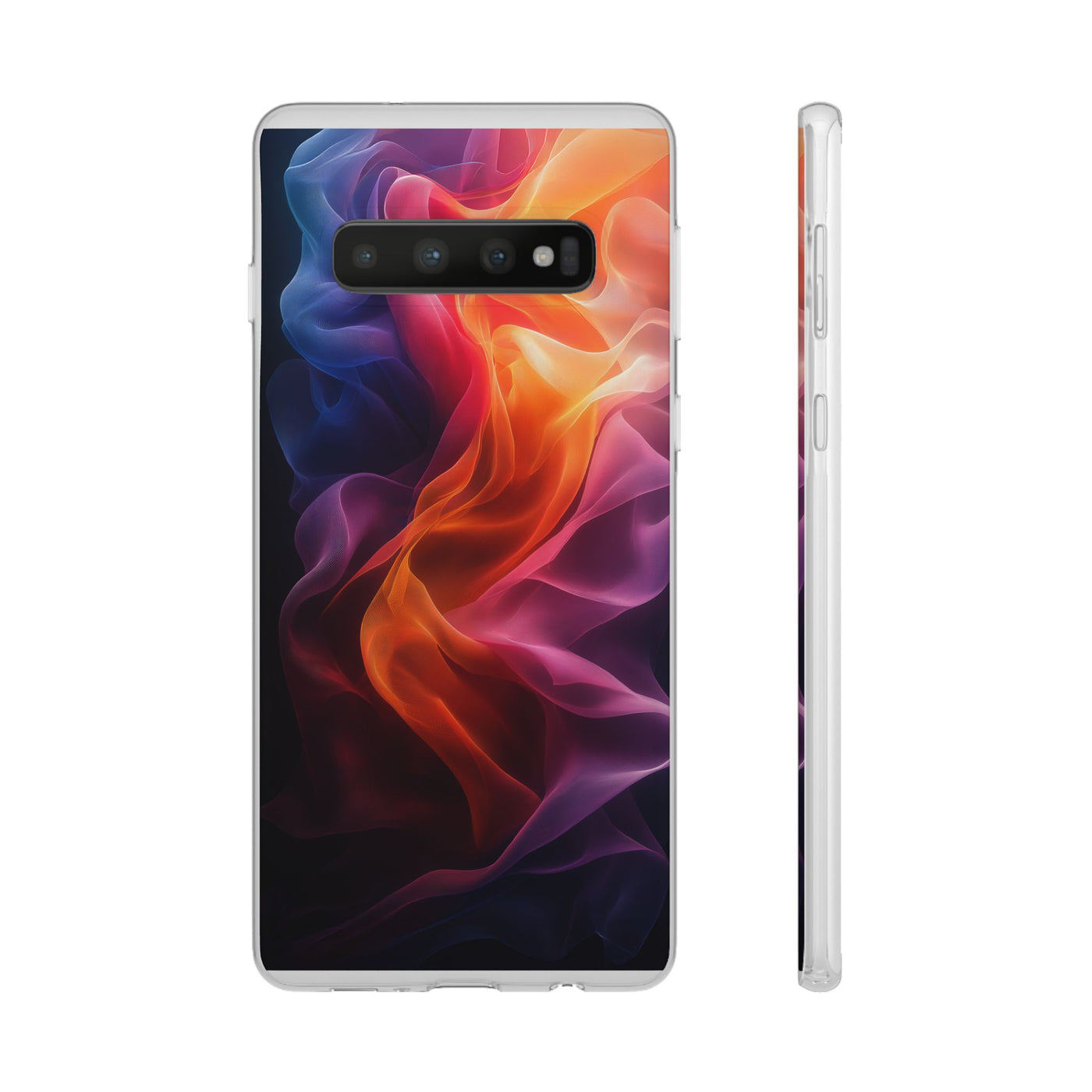 Colorful Abstract IPhone & Samsung Flexi Case - Artistic Phone Cover for Creative Souls