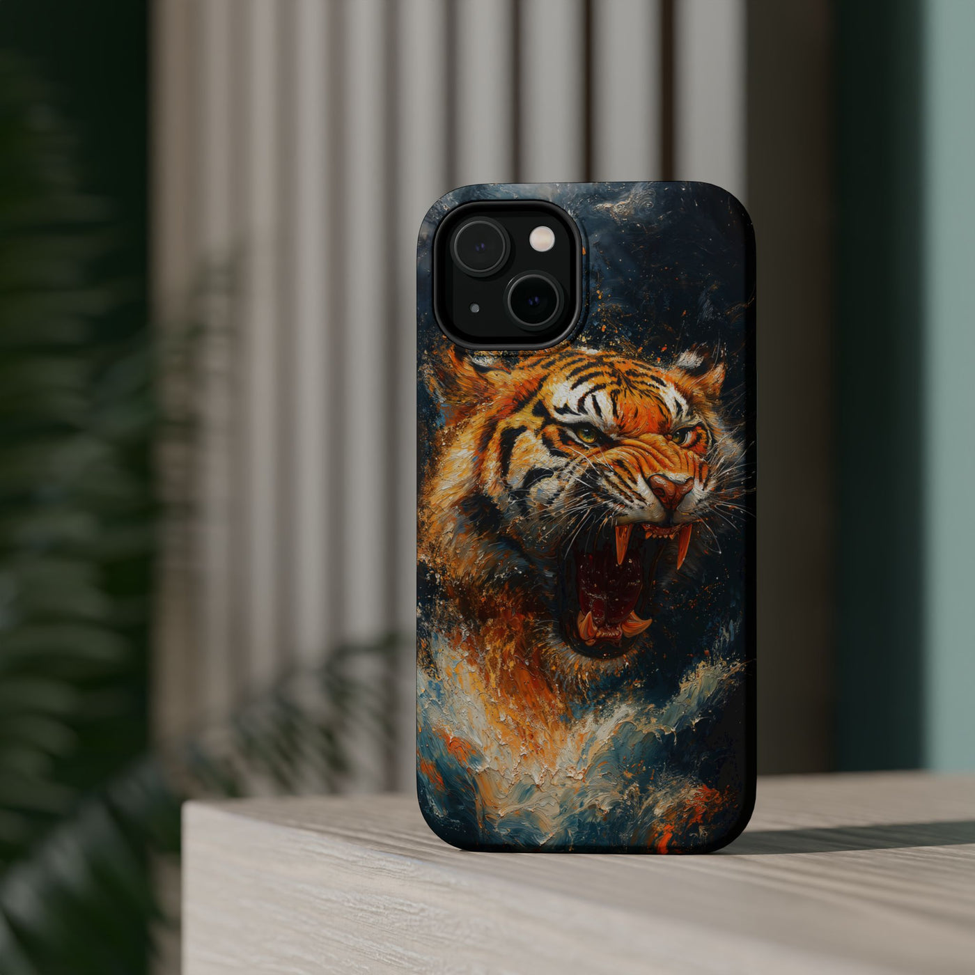 Fierce Tiger MagSafe® Tough Case for iPhone - Durable Protection for Animal Lovers