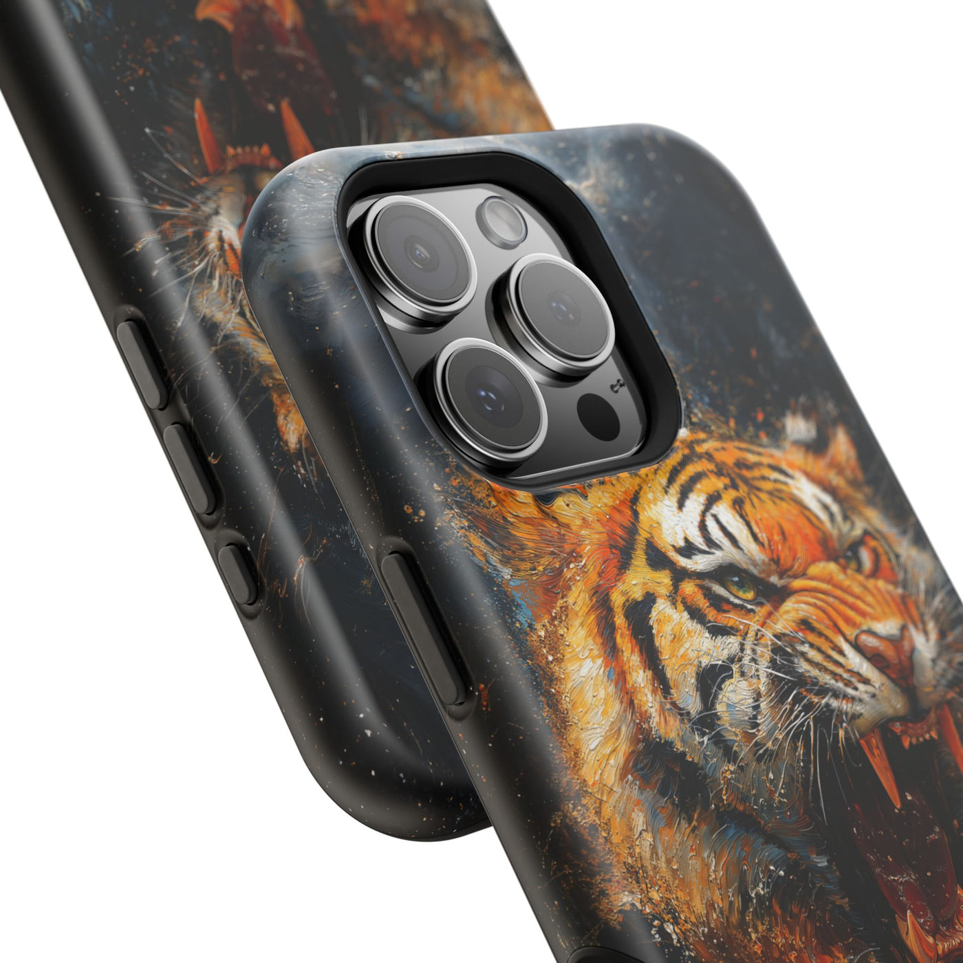 Fierce Tiger MagSafe® Tough Case for iPhone - Durable Protection for Animal Lovers