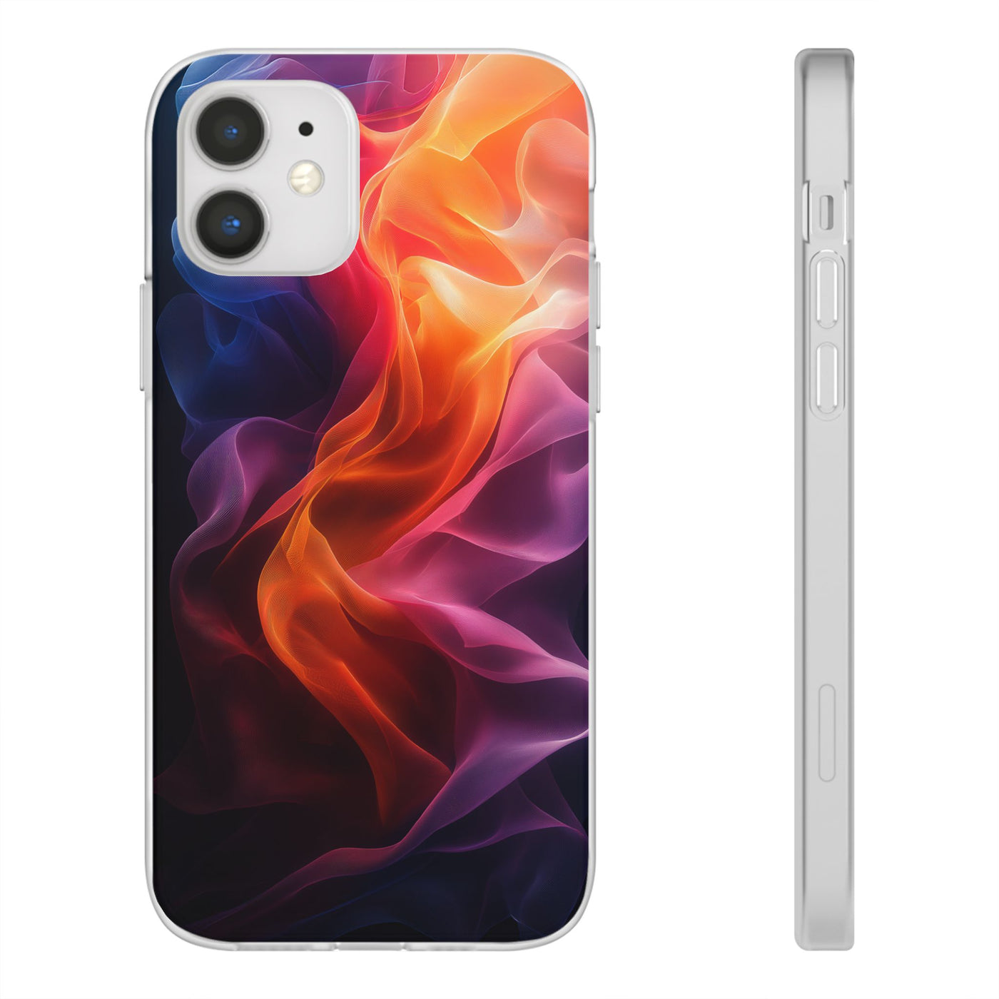 Colorful Abstract IPhone & Samsung Flexi Case - Artistic Phone Cover for Creative Souls