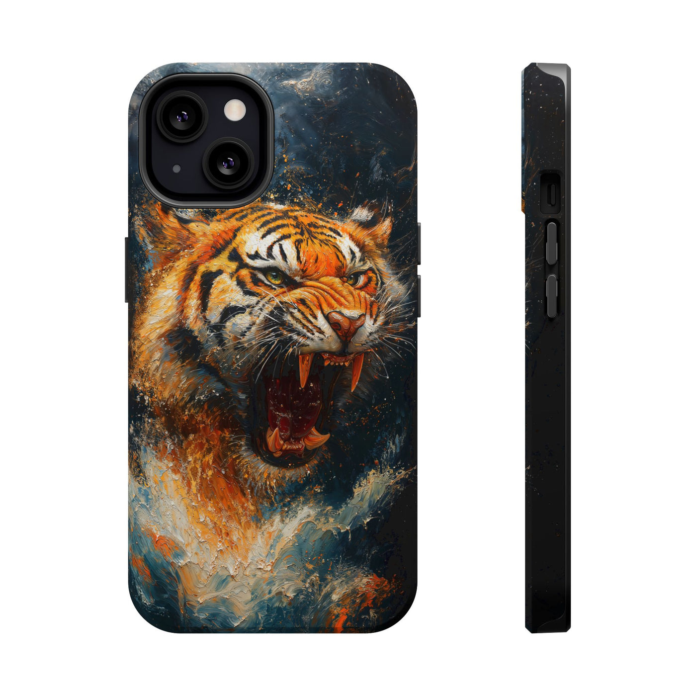 Fierce Tiger MagSafe® Tough Case for iPhone - Durable Protection for Animal Lovers