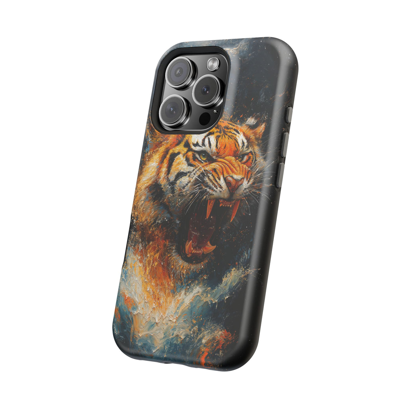 Fierce Tiger MagSafe® Tough Case for iPhone - Durable Protection for Animal Lovers